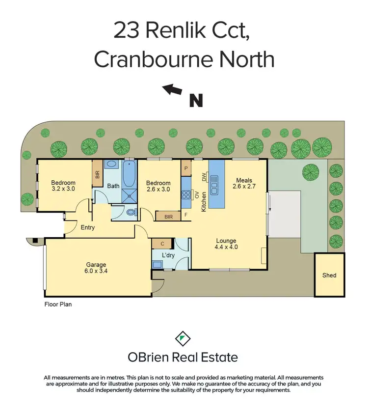 Floorplan of Homely townhouse listing, 23 Renlik Circuit, Cranbourne North VIC 3977