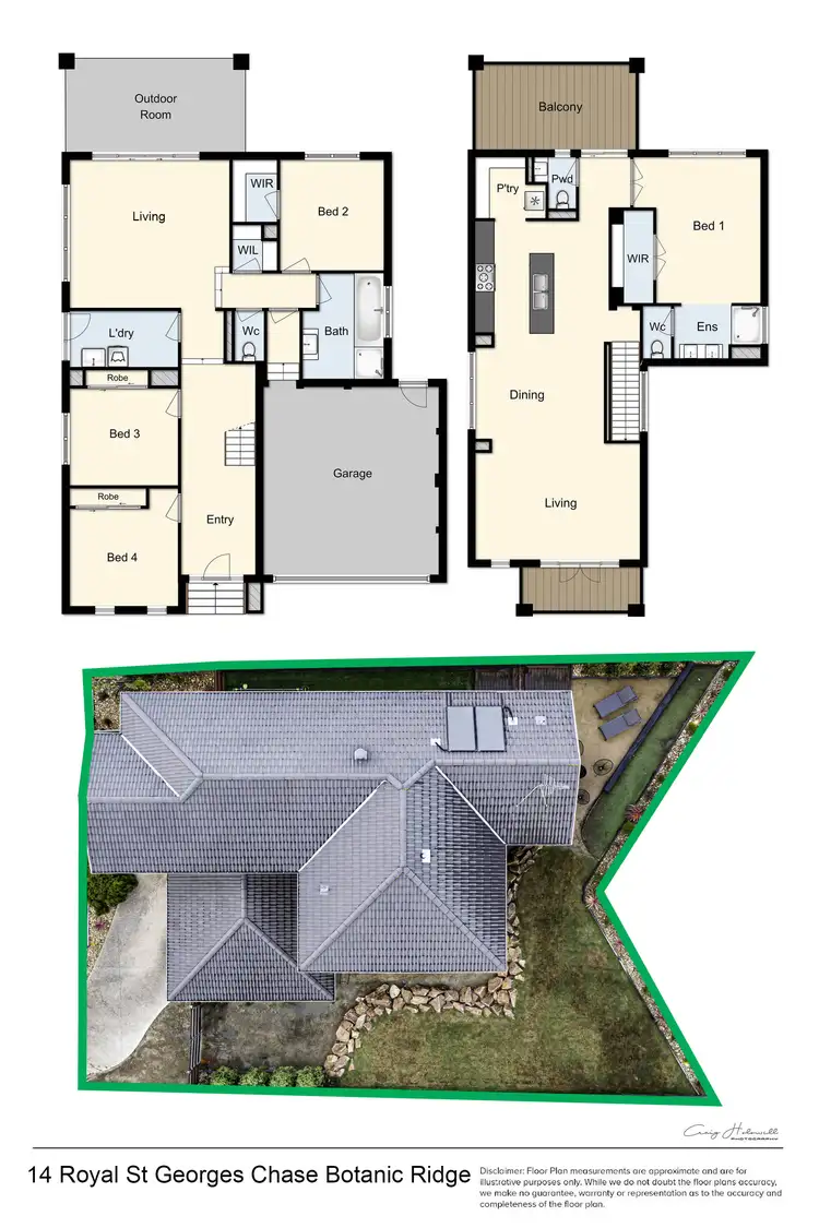 Floorplan of Homely house listing, 14 Royal St Georges Chase, Botanic Ridge VIC 3977