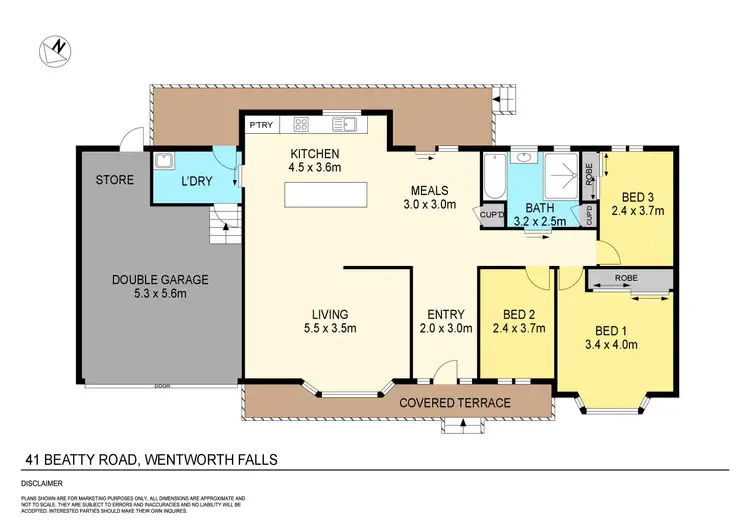 Floorplan of Homely house listing, 41 Beatty Road, Wentworth Falls NSW 2782