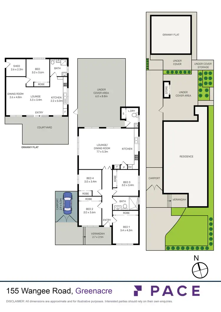 Floorplan of Homely house listing, 155 Wangee Road, Greenacre NSW 2190