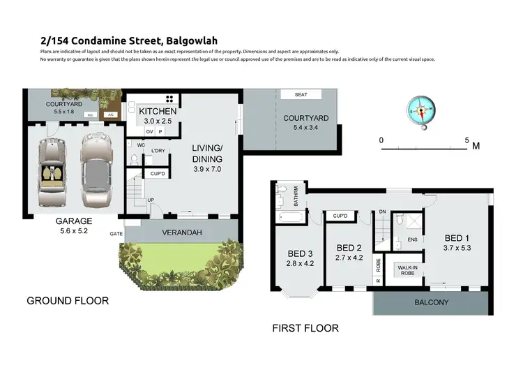 Floorplan of Homely townhouse listing, 2/154 Condamine Street, Balgowlah NSW 2093