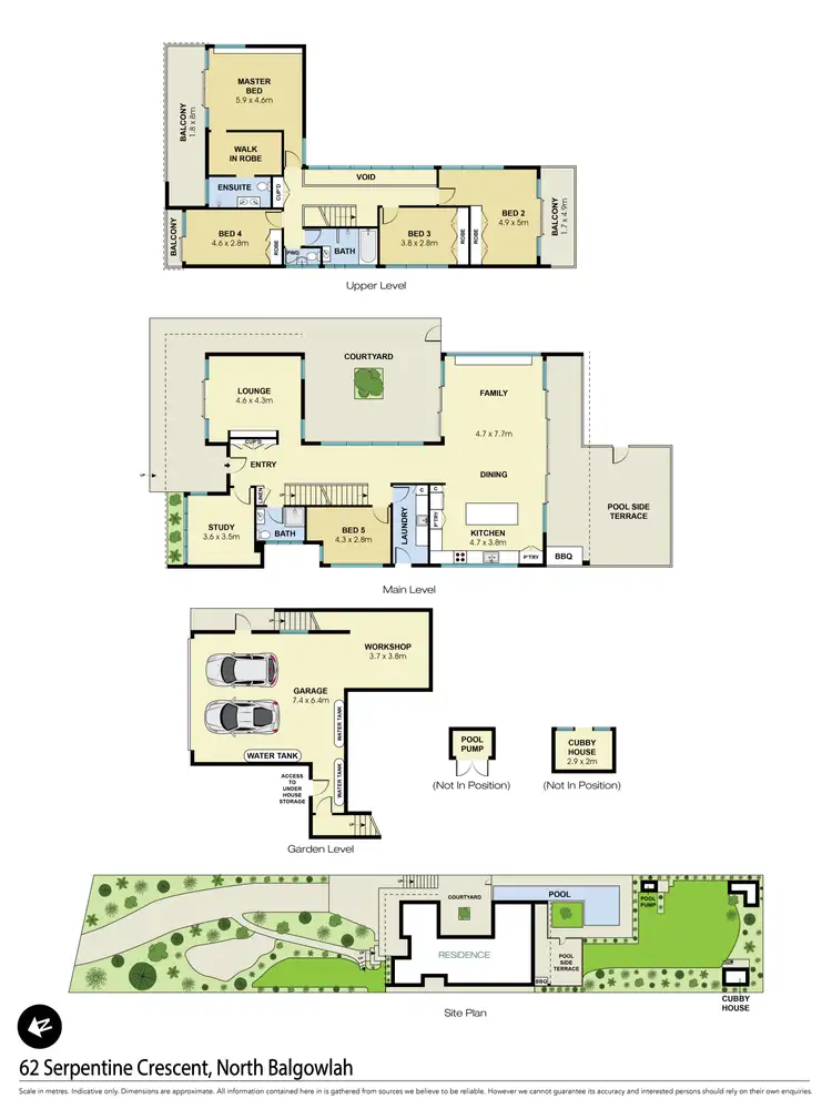 Floorplan of Homely house listing, 62 Serpentine Crescent, North Balgowlah NSW 2093