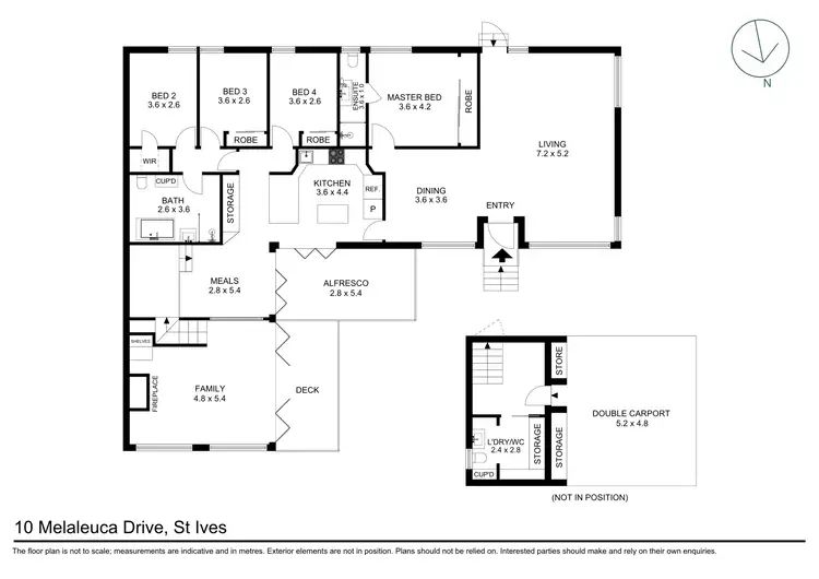 Floorplan of Homely house listing, 10 Melaleuca Drive, St Ives NSW 2075