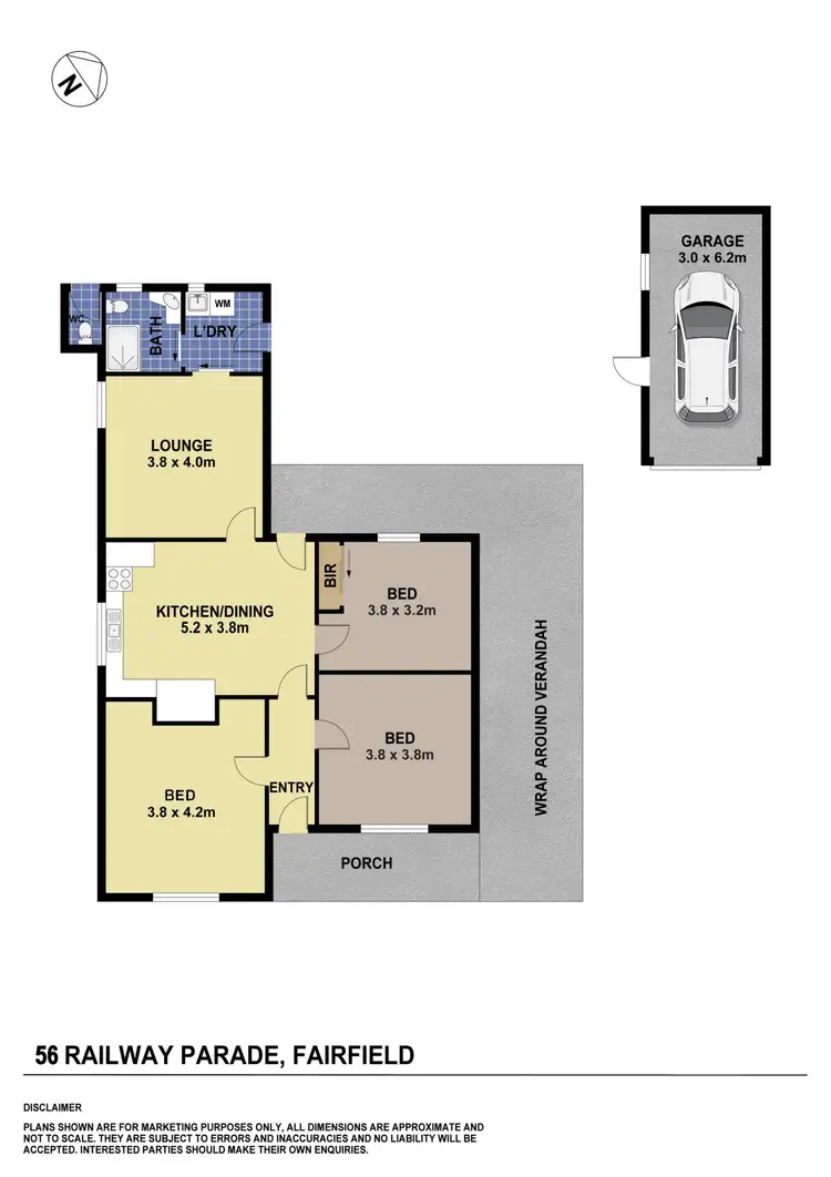 Floorplan of Homely house listing, 56 Railway Parade, Fairfield NSW 2165