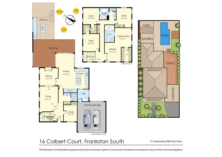 Floorplan of Homely house listing, 16 Colbert Court, Frankston South VIC 3199