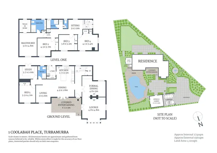 Floorplan of Homely house listing, 1 Coolabah Place, Turramurra NSW 2074