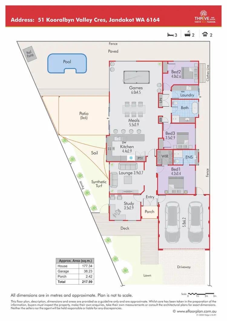 Floorplan of Homely house listing, 51 Kooralbyn Valley Crescent, Jandakot WA 6164