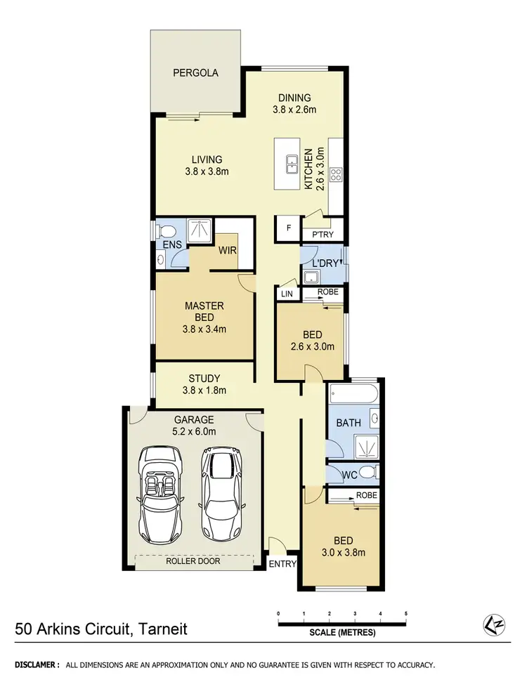 Floorplan of Homely house listing, 50 Arkins Circuit, Tarneit VIC 3029