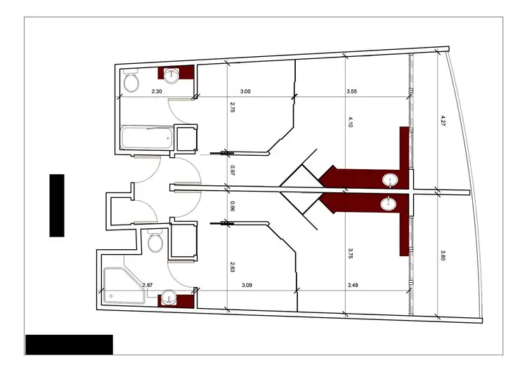 Floorplan of Homely apartment listing, Level 9/902/42 Surf Parade, Broadbeach QLD 4218