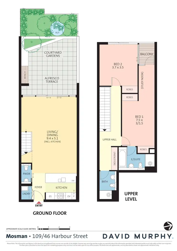 Floorplan of Homely apartment listing, 109/46 Harbour Street, Mosman NSW 2088