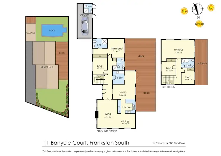 Floorplan of Homely house listing, 11 Banyule Court, Frankston South VIC 3199
