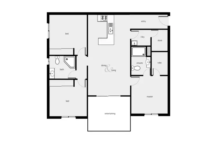 Floorplan of Homely apartment listing, 6/47-49 McCormack Street, Manunda QLD 4870