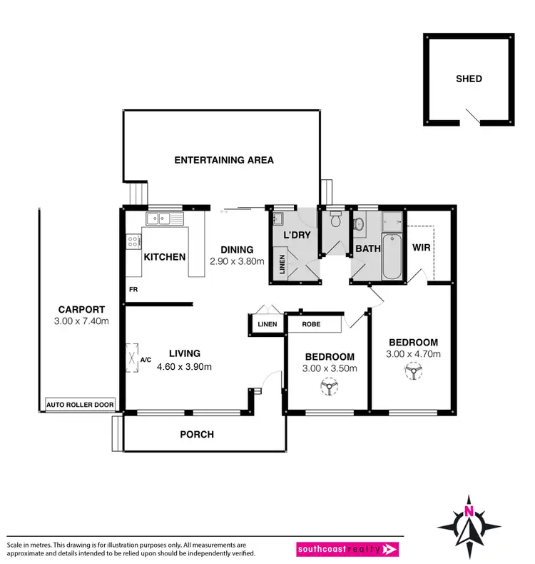 Floorplan of Homely house listing, 201/Rosetta Vi Maude Street, Encounter Bay SA 5211