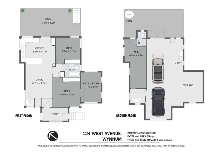 Floorplan of Homely house listing, 124 West Avenue, Wynnum QLD 4178