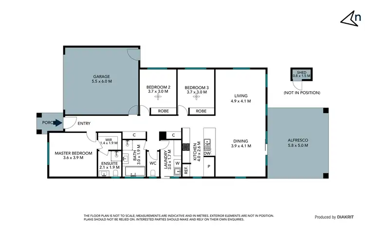 Floorplan of Homely house listing, 8 Escape Drive, Doreen VIC 3754