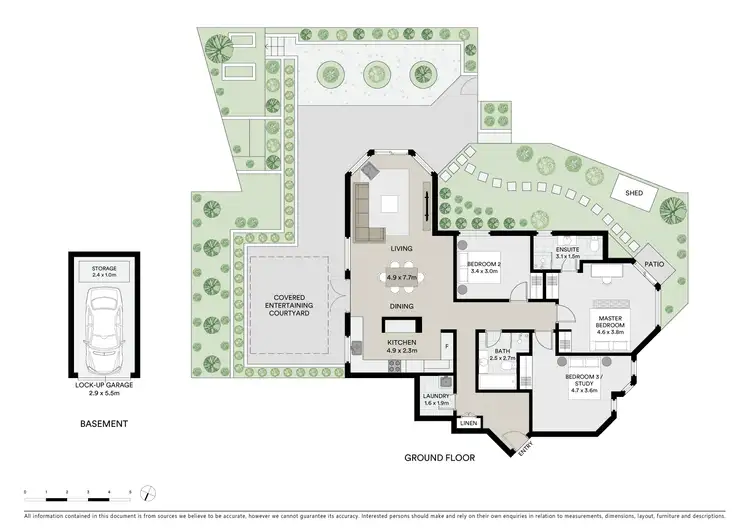 Floorplan of Homely apartment listing, 15/1-5 Russell Street, Wollstonecraft NSW 2065