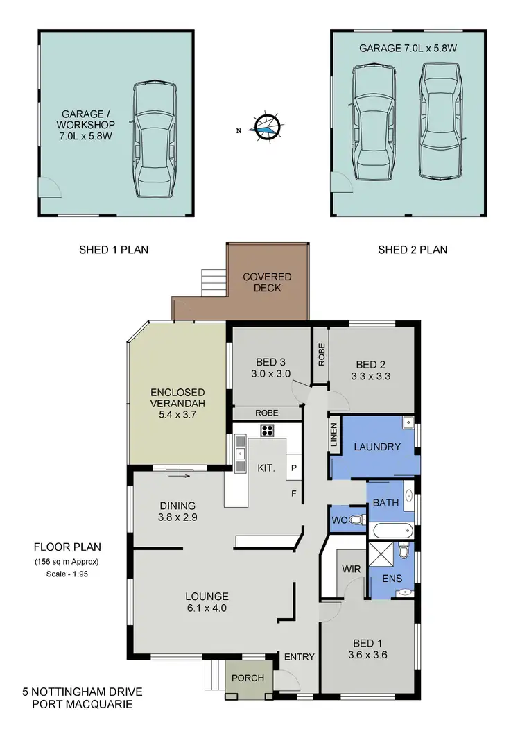 Floorplan of Homely house listing, 5 Nottingham Drive, Port Macquarie NSW 2444