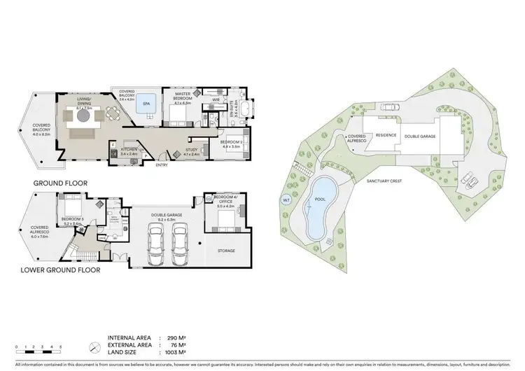 Floorplan of Homely house listing, 3 Sanctuary Crest, Currumbin QLD 4223