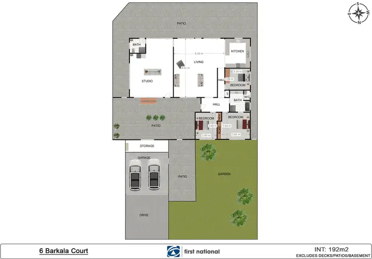 Floorplan of Homely house listing, 6 Barkala Court, Ocean Shores NSW 2483
