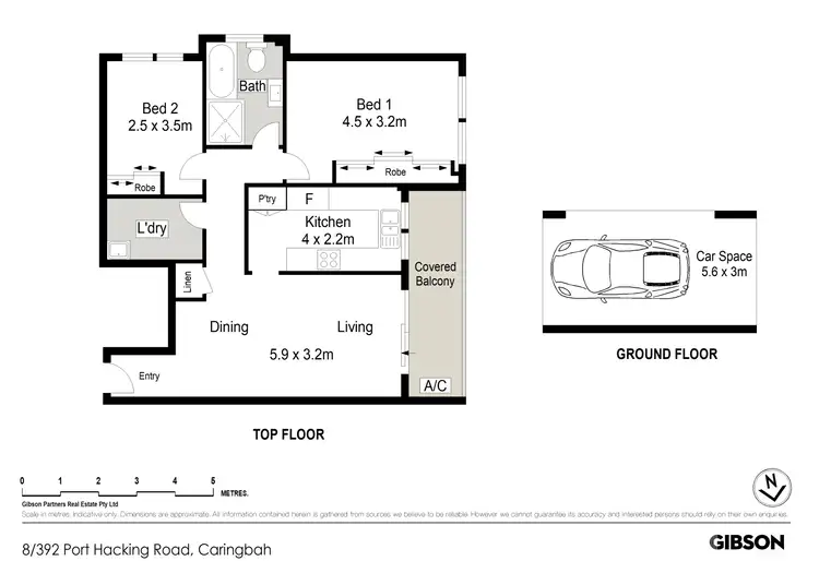 Floorplan of Homely apartment listing, 8/392 Port Hacking Road, Caringbah NSW 2229