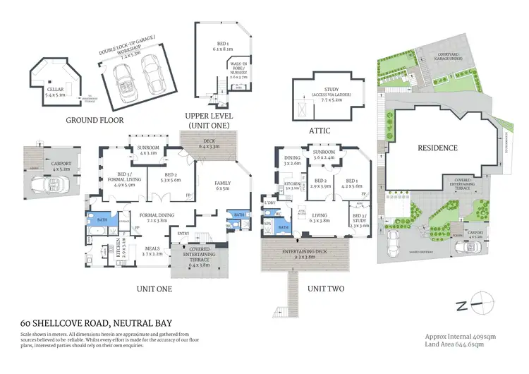 Floorplan of Homely house listing, 60 Shellcove Road, Neutral Bay NSW 2089