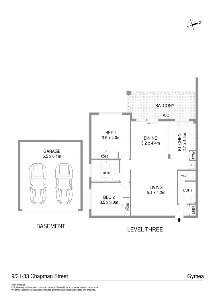 Floorplan of Homely unit listing, 9/31-33 Chapman Street, Gymea NSW 2227