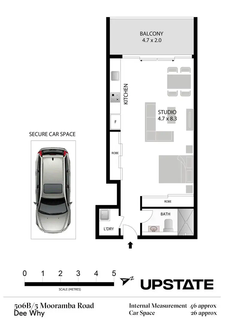 Floorplan of Homely apartment listing, 506b/5 Mooramba Road, Dee Why NSW 2099