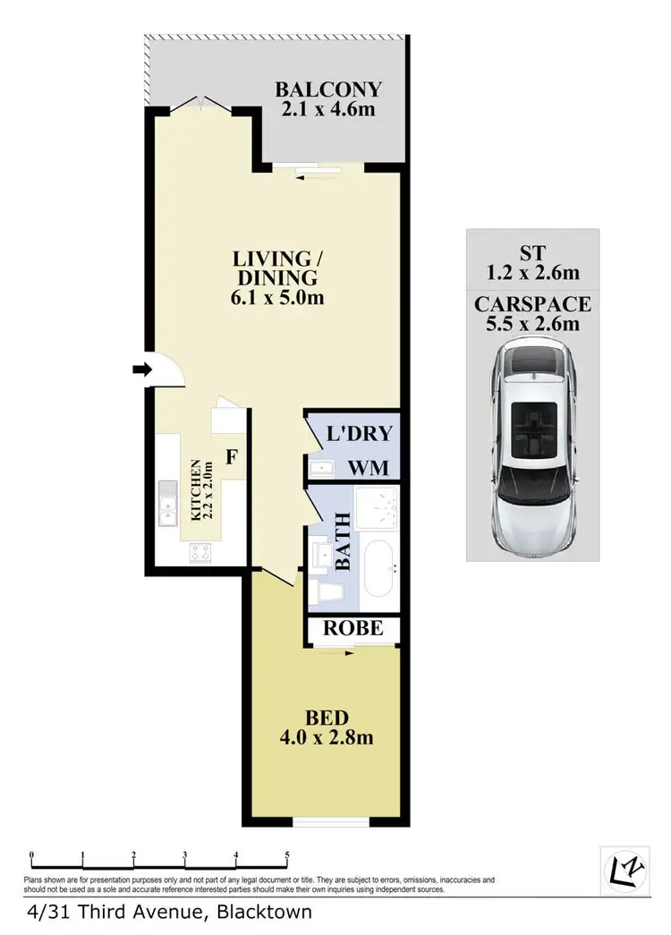 Floorplan of Homely apartment listing, 4/31 Third Avenue, Blacktown NSW 2148