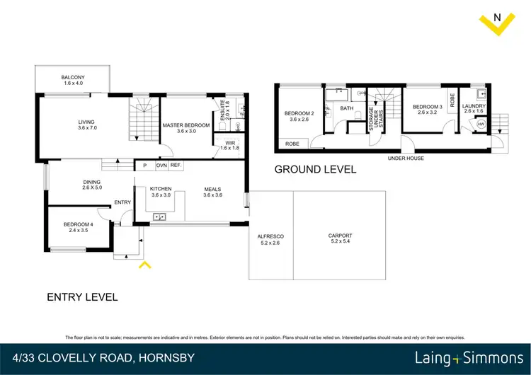 Floorplan of Homely house listing, 4/33 Clovelly Road, Hornsby NSW 2077