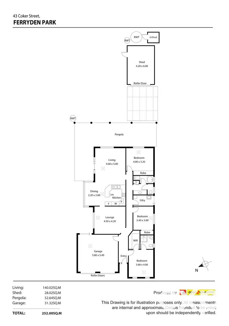 Floorplan of Homely house listing, 43 Coker Street, Ferryden Park SA 5010