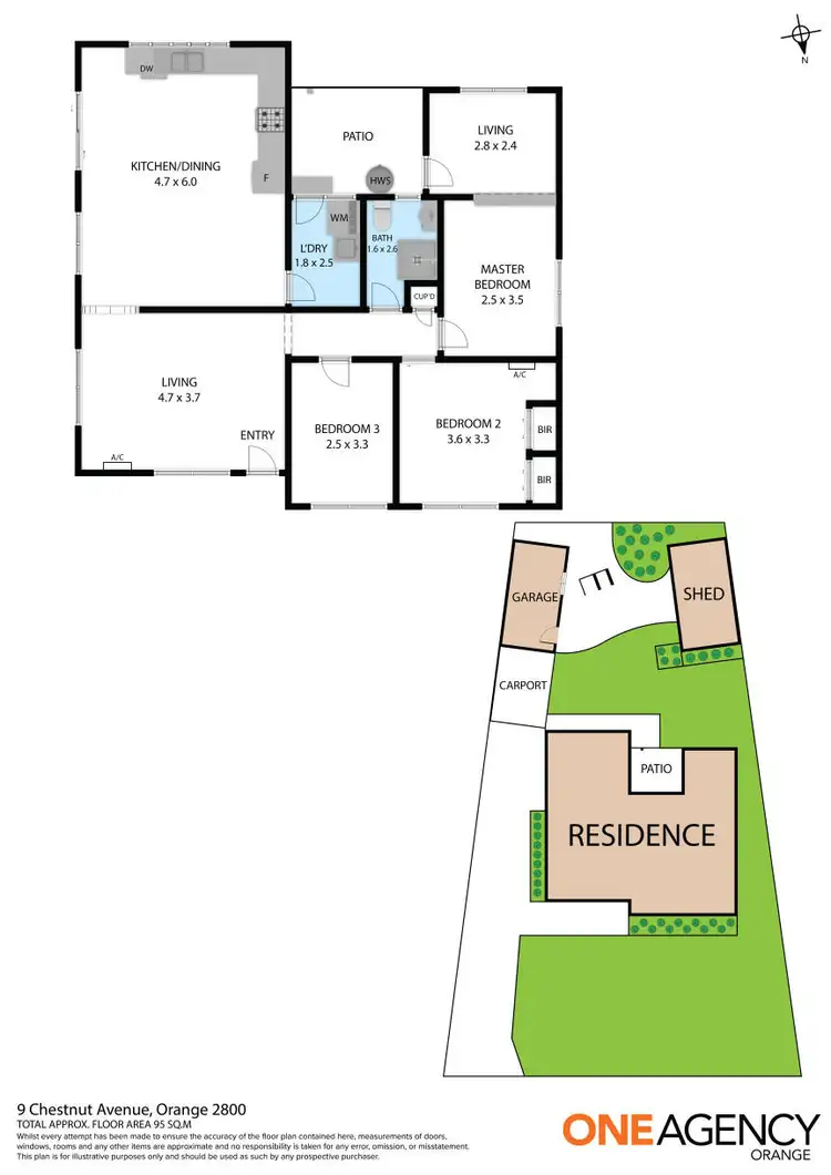 Floorplan of Homely house listing, 9 Chestnut Avenue, Orange NSW 2800