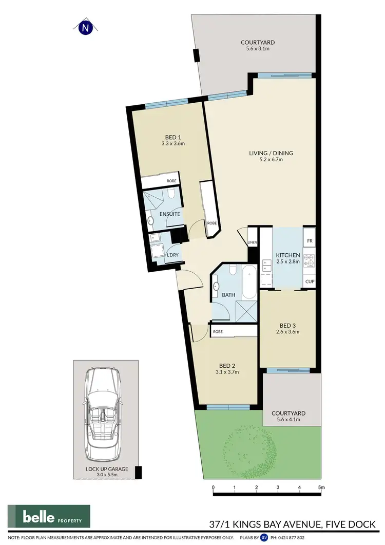 Floorplan of Homely apartment listing, 37/1 Kings Bay Avenue, Five Dock NSW 2046