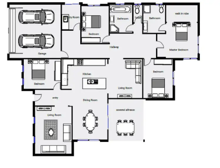 Floorplan of Homely house listing, 3 Turquoise Way, Orange NSW 2800
