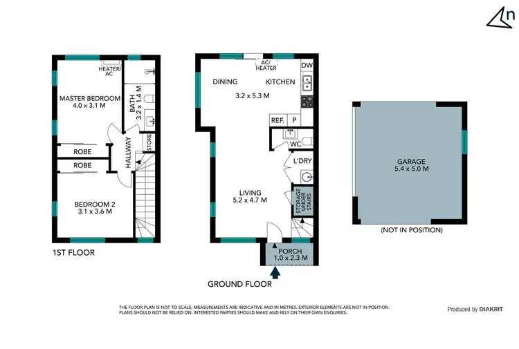 Floorplan of Homely townhouse listing, 50 Millicent Drive, Craigieburn VIC 3064