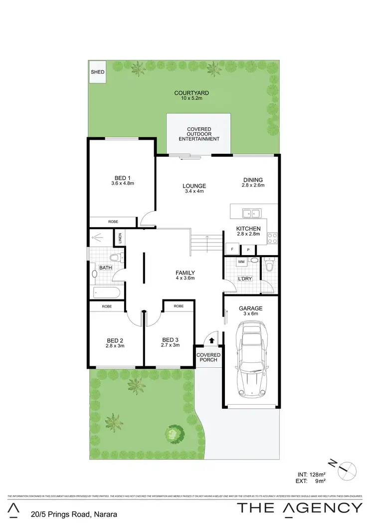 Floorplan of Homely unit listing, 20/5 Prings Road, Niagara Park NSW 2250