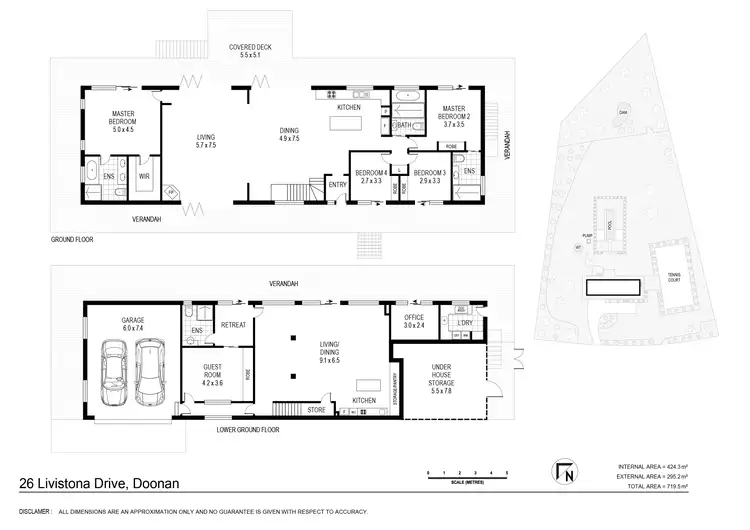 Floorplan of Homely rural property listing, 26 Livistona Drive, Doonan QLD 4562