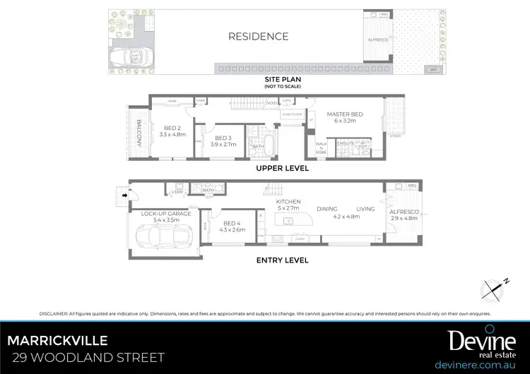 Floorplan of Homely house listing, 29A Woodland Street, Marrickville NSW 2204