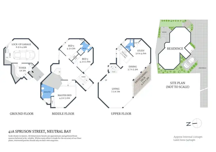 Floorplan of Homely house listing, 41A Spruson Street, Neutral Bay NSW 2089