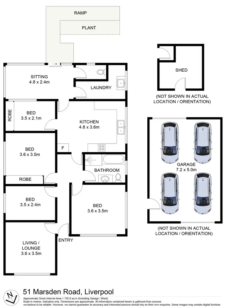Floorplan of Homely house listing, 51 Marsden Road, Liverpool NSW 2170