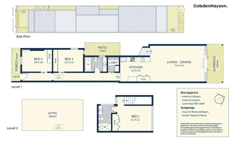 Floorplan of Homely house listing, 185 Addison Road, Marrickville NSW 2204