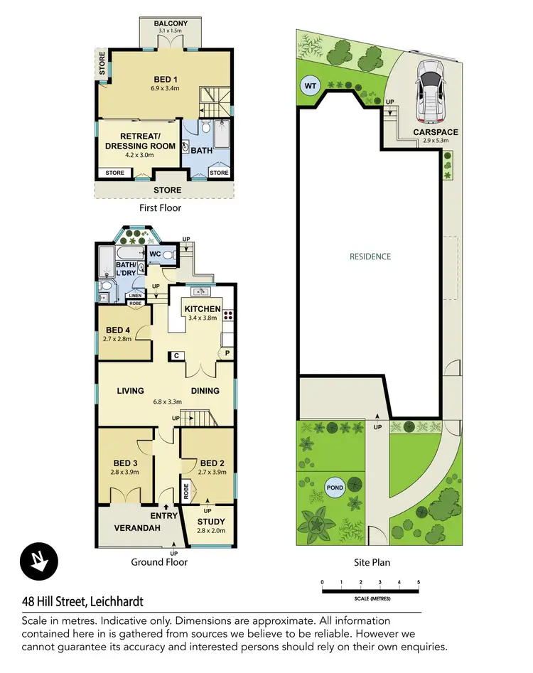 Floorplan of Homely house listing, 48 Hill Street, Leichhardt NSW 2040
