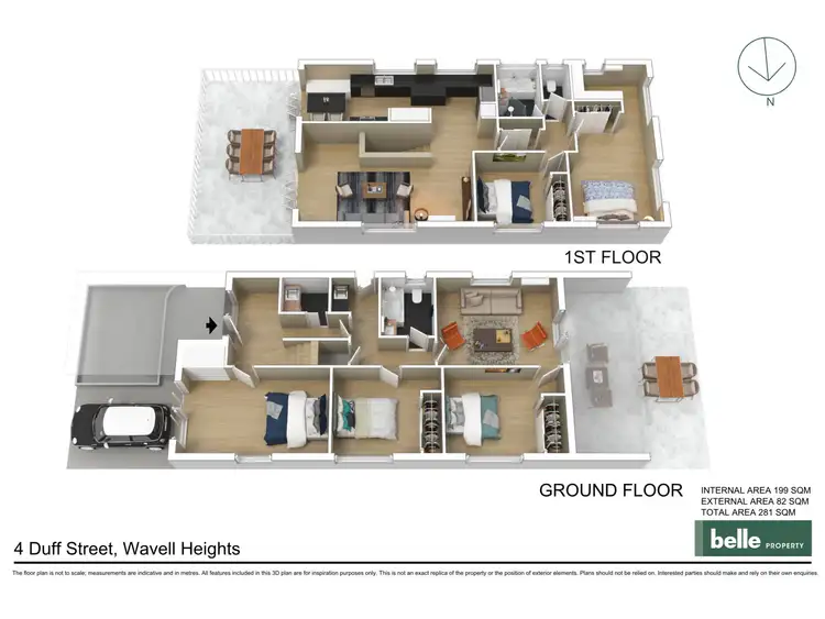 Floorplan of Homely house listing, 4 Duff Street, Wavell Heights QLD 4012