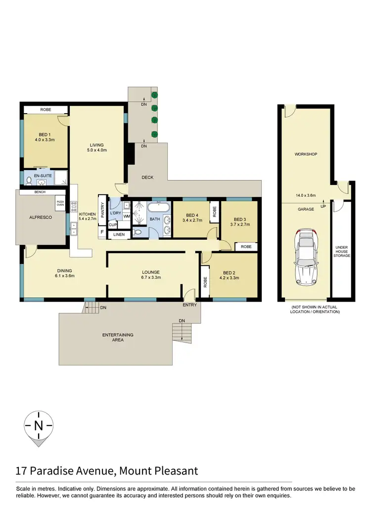 Floorplan of Homely house listing, 17 Paradise Avenue, Mount Pleasant NSW 2519