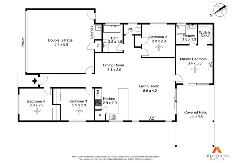 Floorplan of Homely house listing, 45 Rachel Drive, Crestmead QLD 4132