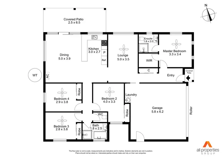 Floorplan of Homely house listing, 14 Tunstall Place, Brassall QLD 4305