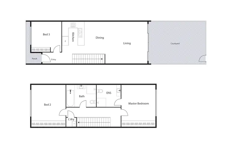Floorplan of Homely townhouse listing, 97 Woodberry Avenue, Coombs ACT 2611