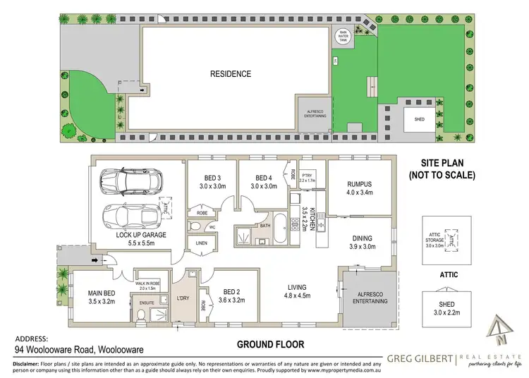 Floorplan of Homely house listing, 94 Woolooware Road, Woolooware NSW 2230