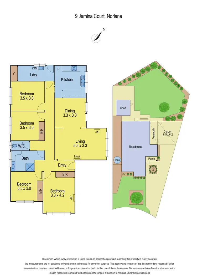 Floorplan of Homely house listing, 9 Jamina Court, Norlane VIC 3214