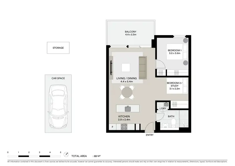 Floorplan of Homely apartment listing, 206/8 Saunders Close, Macquarie Park NSW 2113