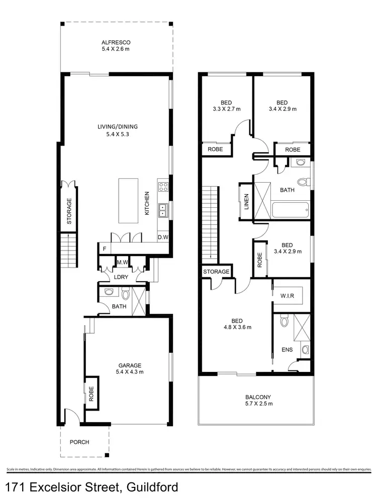 Floorplan of Homely house listing, 171A Excelsior Street, Guildford NSW 2161